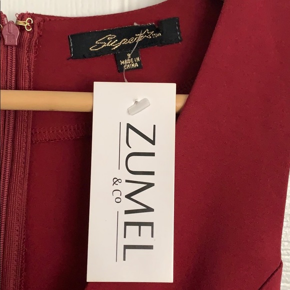 Zumel ruby dress NEVER WORN! - Picture 3 of 5